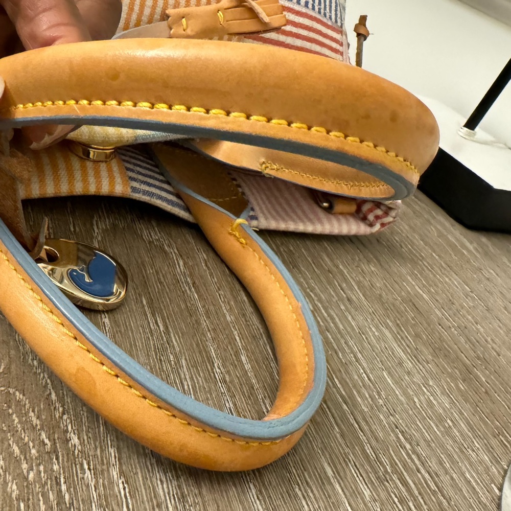 Dooney & Bourke multi-color striped tote - Picture 7 of 10